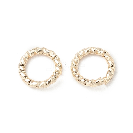 Brass Twisted Open Jump Rings X-KK-WH0060-02B-G-1