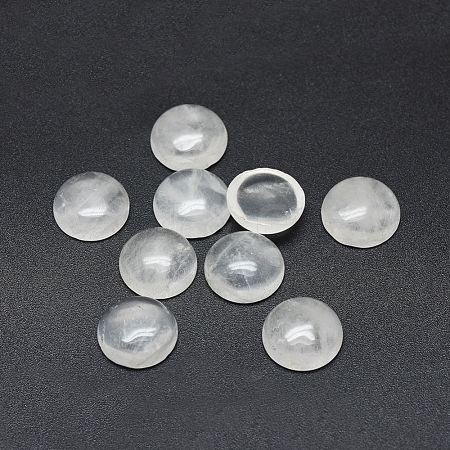 Natural Quartz Crystal Cabochons G-G788-D-10-1