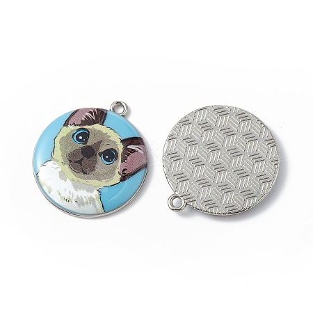Printed Alloy Pendants ENAM-P246-03P-05-1
