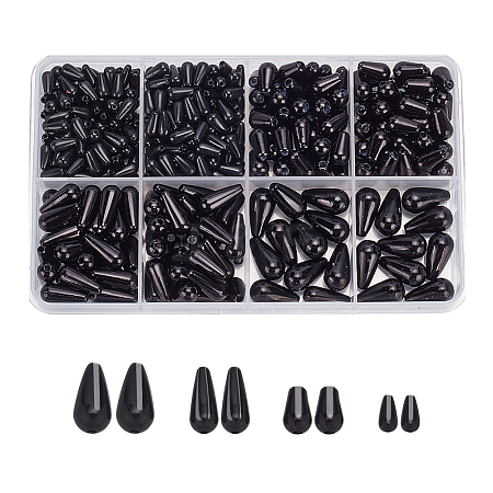 42G 3 Styles ABS Plastic Imitation Pearl Beads FIND-AR0006-05C-1