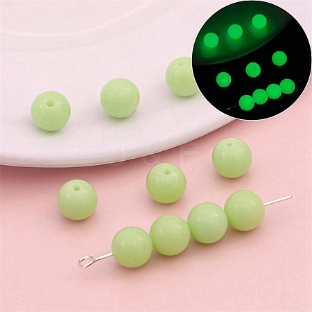 Luminous Glass Glow in the Dark Beads PW-WG45876-04-1