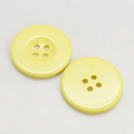 Resin Buttons RESI-D033-15mm-07-1