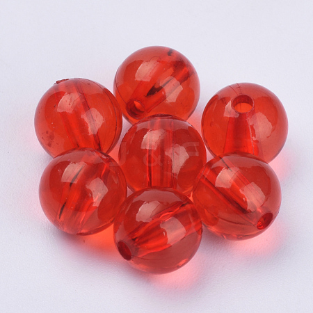 Transparent Acrylic Beads TACR-Q255-6mm-V12-1