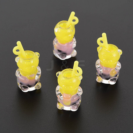 Resin Pendants RESI-T052-01H-1