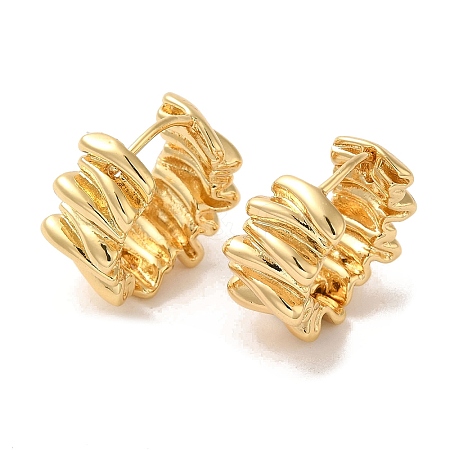 Brass Earrings for Women EJEW-E301-09G-1