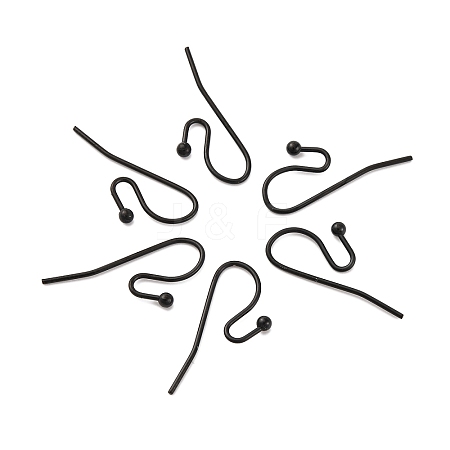 304 Stainless Steel Earring Hooks Ion Plating(IP) STAS-L211-14-B-1