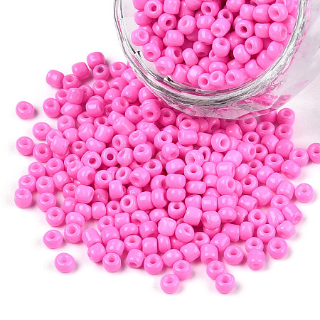 12/0 1.5~2mm Baking Paint Glass Seed Beads Loose Spacer Beads X-SEED-S001-K2-1