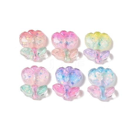 Transparent Resin Decoden Cabochons RESI-S391-21-1