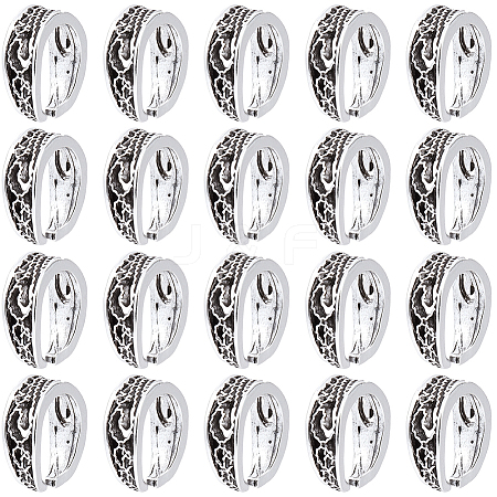 80Pcs Alloy Snap on Bails FIND-SC0023-85-1