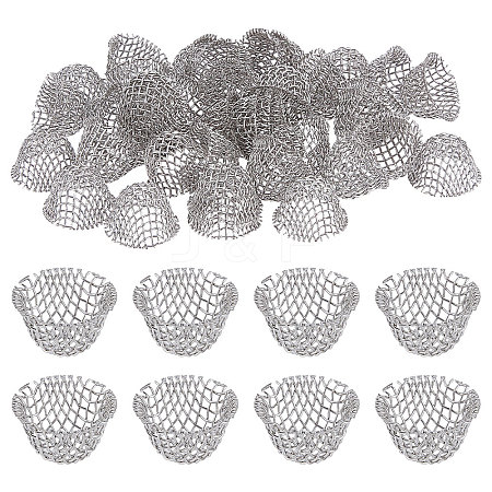 Gorgecraft 40Pcs 316 Stainless Steel Conical Design Bowl Screen Filters AJEW-GF0005-66-1