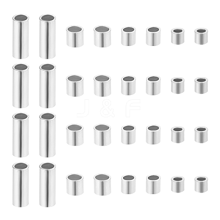 925 Sterling Silver Tube Beads STER-PH0003-46P-1