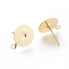 304 Stainless Steel Stud Earring Findings STAS-E025-1A-G-2