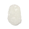 Natural White Jade Carved Pendants G-S384-01J-2