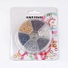 1 Box 6 Color Iron Jump Rings IFIN-JP0012-5mm-4