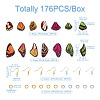 Kissitty DIY Butterfly Drop Earring Making Kit DIY-KS0001-33-12