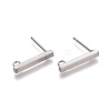 Non-Tarnish 304 Stainless Ear Stud Components LS-STAS-M274-012C-P-2