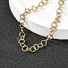 304 Stainless Steel Link Chain Bracelets for Women Men BJEW-A050-02G-2