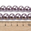 Electroplated Shell Pearl Beads Strands BSHE-G041-10mm-02-4