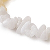 Natural Topaz Jade Chips Beaded Stretch Bracelets for Women BJEW-TA00557-03-4