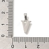 Ion Plating(IP) 304 Stainless Steel Micro Pave Cubic Zirconia Pendants STAS-H228-02P-05-3