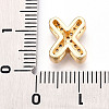 Brass Micro Pave Cubic Zirconia Charms KK-N254-217G-X-3