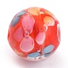 Round Lampwork Beads LAMP-H059-A05-2