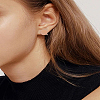 2Pcs Stainless Steel Clip-on Earrings EJEW-LP0007-046RG-3