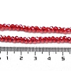 Electroplate Transparent Glass Beads Strands LS-EGLA-A035-T3mm-A01-4