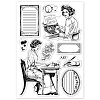 Custom PVC Plastic Clear Stamps DIY-WH0448-0588-8