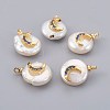 Natural Cultured Freshwater Pearl Pendants PEAR-F008-09G-1