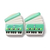 Opaque Music Theme Resin Cabochons LS-CRES-Z010-02F-1