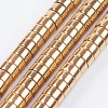 Electroplate Non-magnetic Synthetic Hematite Beads Strands X-G-I195-4mm-17-A-1