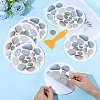 8Pcs PEVA Bathtub Anti-slip Stickers with Scraper DIY-SP0006-68-3