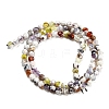 Dyed Natural Fire Crackle Agate Beads Strands G-G007-01D-3