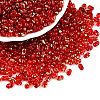 Picasso Spray Painted Glass Seed Beads SEED-T006-04-26-3