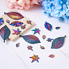  Jewelry 24Pcs 6 Style Plated Alloy Pendants FIND-PJ0001-03-4