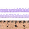Baking Paint Imitation Jade Glass Bead Strands DGLA-A034-J10mm-A50-4