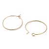 Brass Hoop Earrings Findings IFIN-R211-01KCG-2