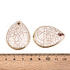 Dyed Synthetic Turquoise Teardrop Pendants TURQ-T004-28-3