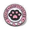 Kawaii Cute Pink Cat's Claw Pet Theme Enamel Pins JEWB-Q038-01B-1