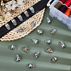 20Pcs Alloy Shank Buttons BUTT-PH0001-82B-P-4