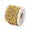 Handmade Brass Cube Link Chains CHC-L053-10G-04-3