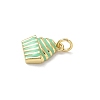 Brass Enamel Pendants KK-B155-05G-01-2