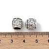 Tibetan Style Alloy Cord End Caps TIBE-S324-34AS-3