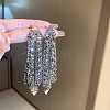 Silver Needle Silver Earrings Fashion Metal Earrings Simple Design Earrings TV7290-17-1