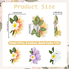3Pcs 3 Colors Cloth Alligator Hair Clips OHAR-CN001-04-2