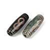 Tibetan Style dZi Beads TDZI-E004-43-2