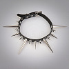 Gothic Style Alloy Spiked Rivet Imitation Leather Choker Necklaces FS-WGF47C0-01-2