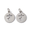 Non-Tarnish 304 Stainless Steel Charms STAS-Q201-T449P-1