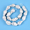 Natural Baroque Pearl Keshi Pearl Beads Strands PEAR-S019-05E-3